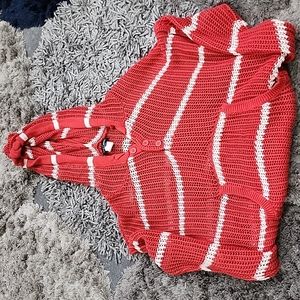 Long Sleeve hooded (See threw) sweater